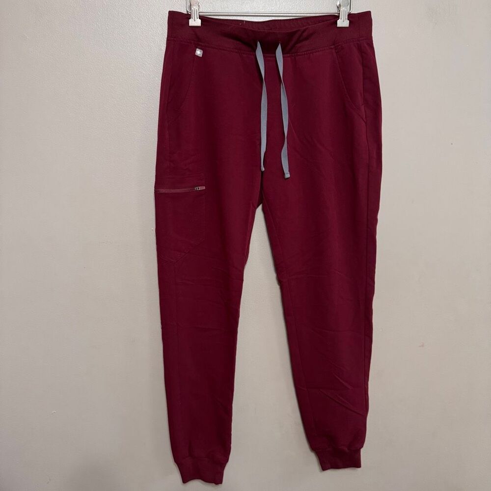 FIGS Maroon Zamora Joggers size medium tall